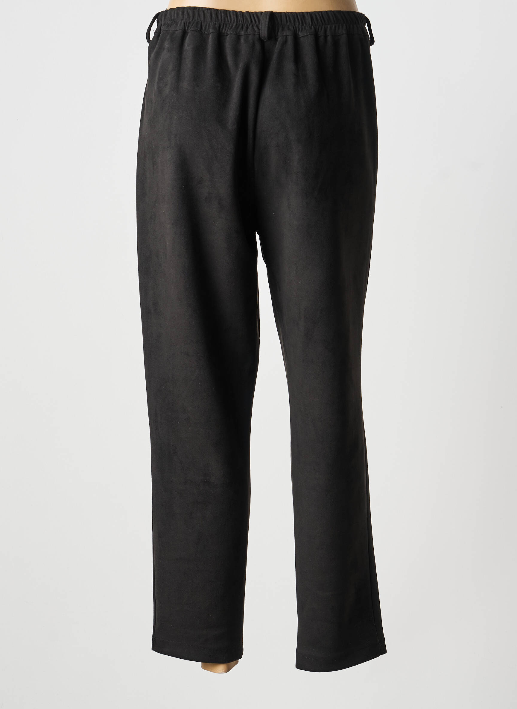 Pantalon droit stretch taille normale noir OLIVER JUNG femme