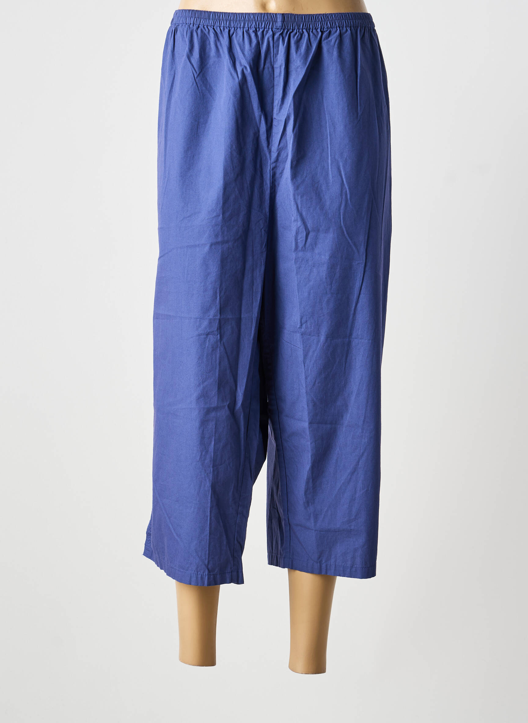 Pantacourt stretch taille normale bleu AGATHE & LOUISE femme