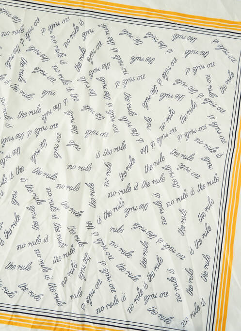 Foulard jaune ONLY femme