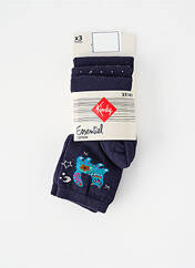 Chaussettes bleu KINDY pour femme seconde vue