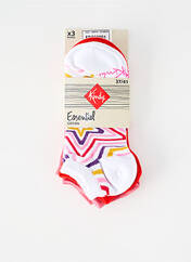 Chaussettes rose KINDY pour femme seconde vue