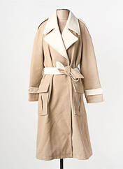 Manteau long beige VILA femme seconde vue