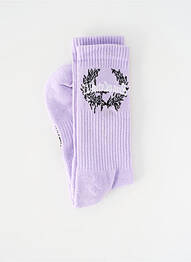 Chaussettes violet WASTED PARIS homme