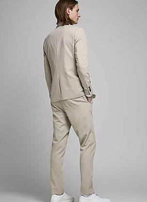 Pantalon chino beige JACK & JONES homme