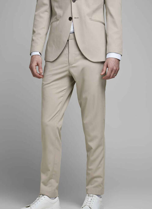 Pantalon chino beige JACK & JONES homme