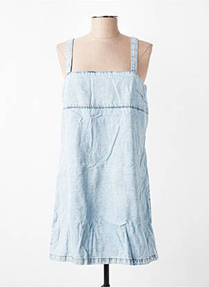 Robe courte bleu MANGO femme