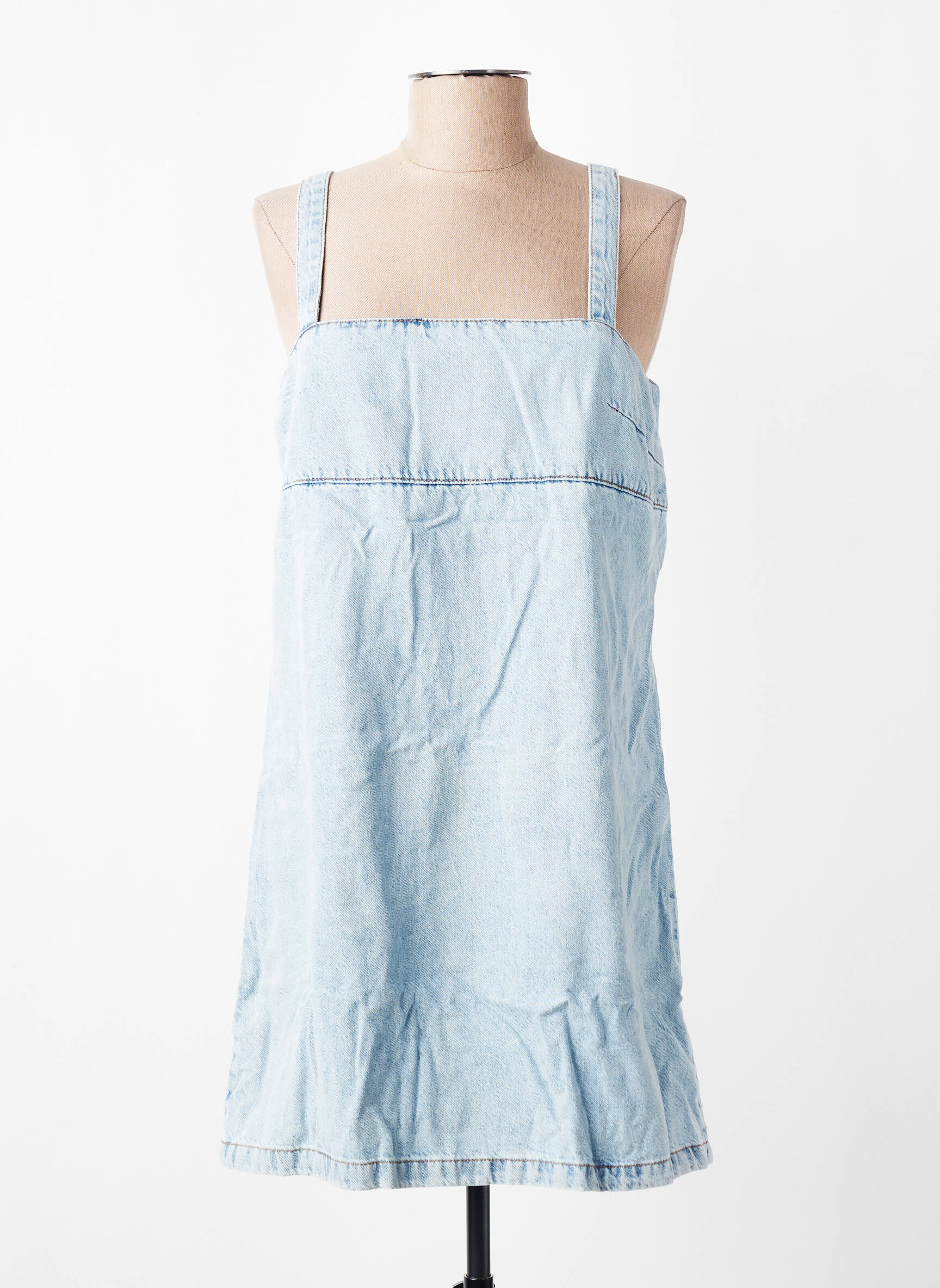 Robe courte bleu MANGO femme