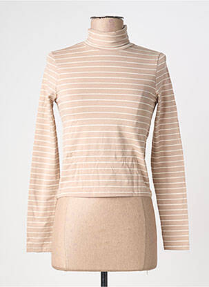 T-shirt beige SUBDUED femme