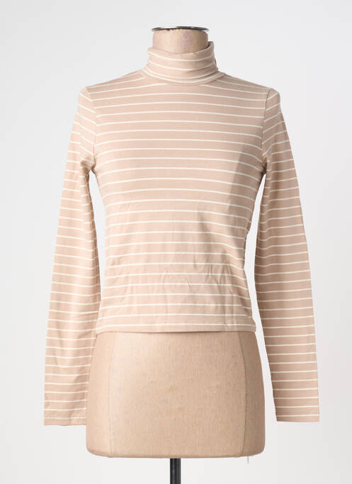 T-shirt beige SUBDUED femme