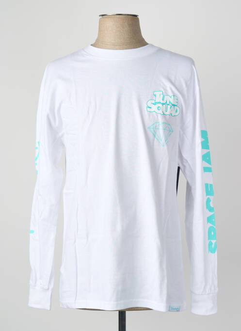 T-shirt blanc DIAMOND SUPPLY CO homme