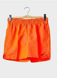 Short de bain orange NIKE homme