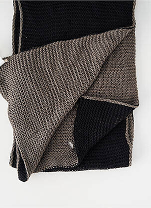 Echarpe noir DOUBLE AGENT femme
