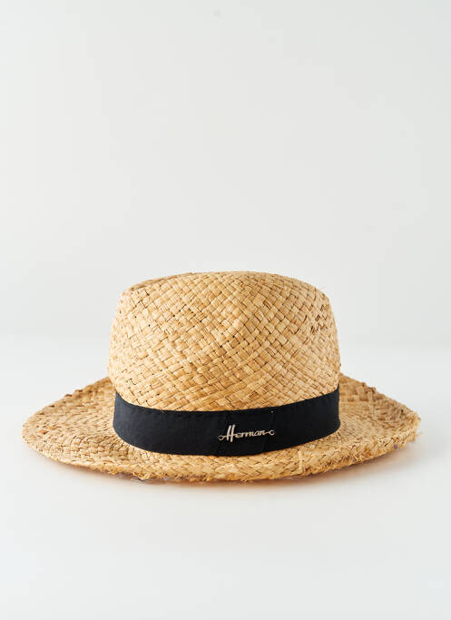 Chapeau noir HERMANN femme