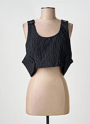 Débardeur noir MANGO femme