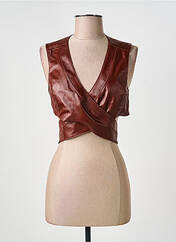 Top marron ASTRID BLACK LABEL femme seconde vue