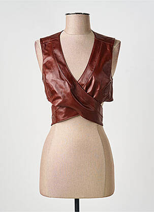 Top marron ASTRID BLACK LABEL femme