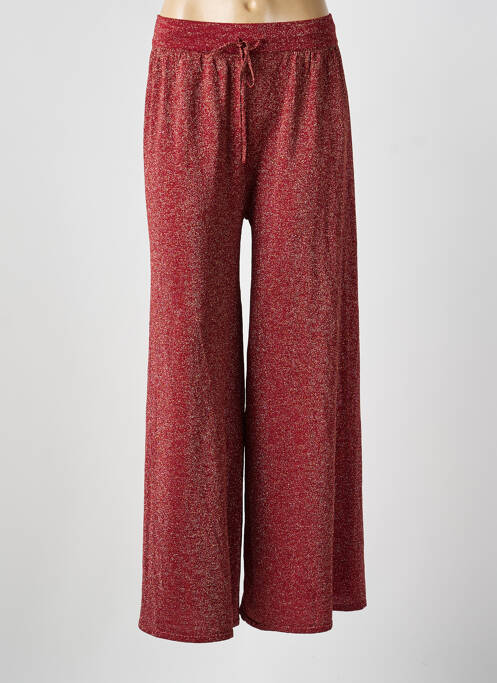 Pantalon large rouge MANGO femme