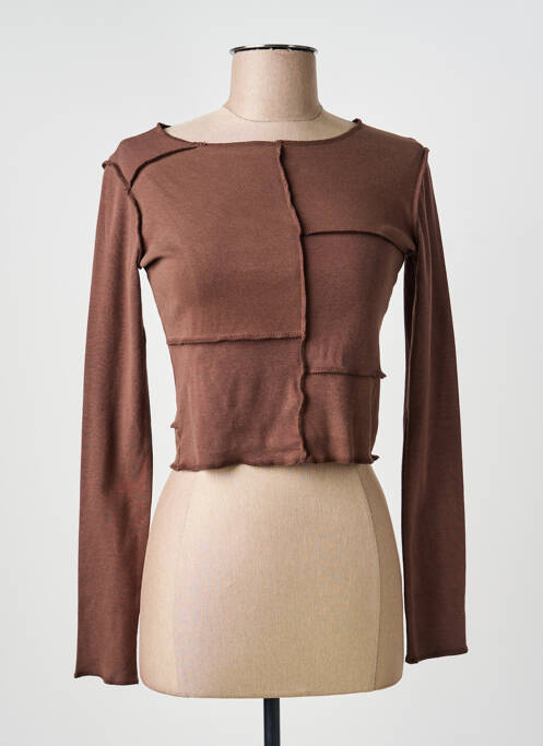 T-shirt marron SUBDUED femme