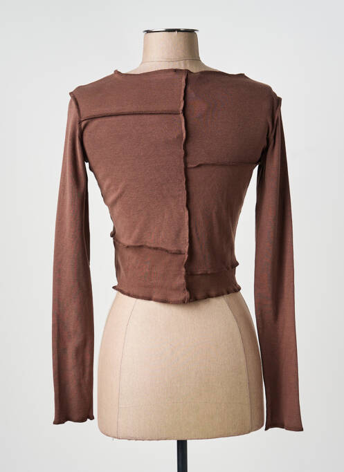 T-shirt marron SUBDUED femme