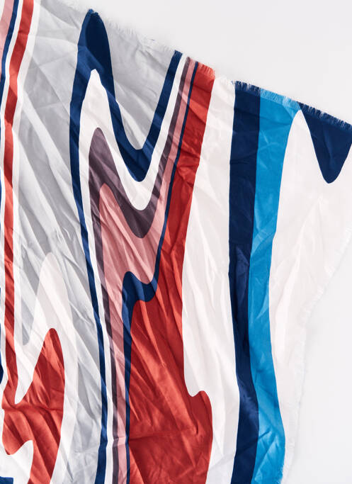 Foulard gris MANGO pour femme