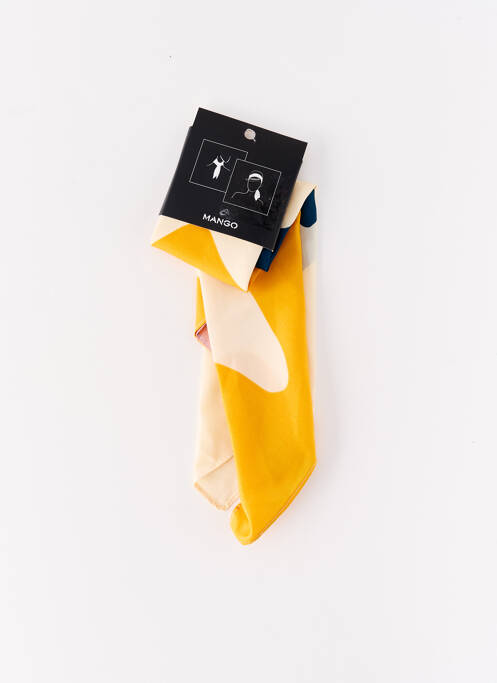 Foulard jaune MANGO pour femme