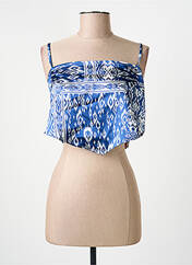 Crop top bleu TALLY WEIJL femme seconde vue