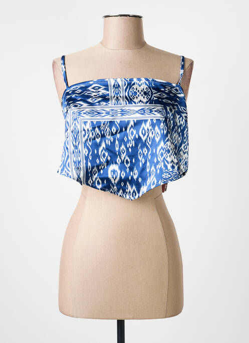 Crop top bleu TALLY WEIJL femme