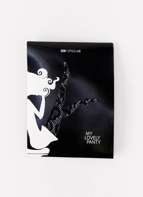 Collants noir ZEB STYLE LAB  pour femme