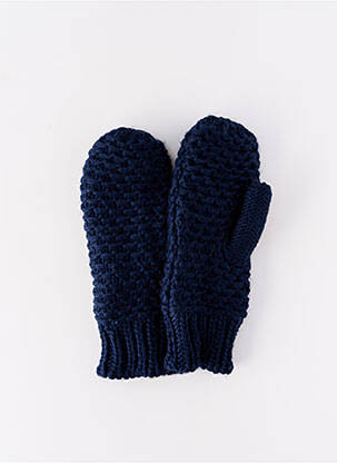 Gants bleu PIECES pour femme