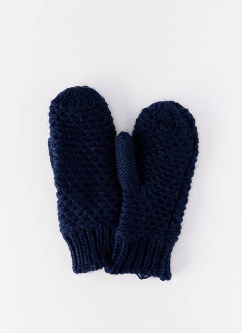 Gants bleu PIECES pour femme