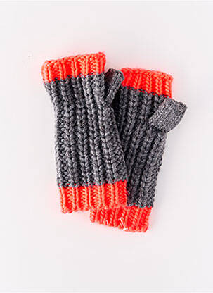 Gants gris ONLY femme