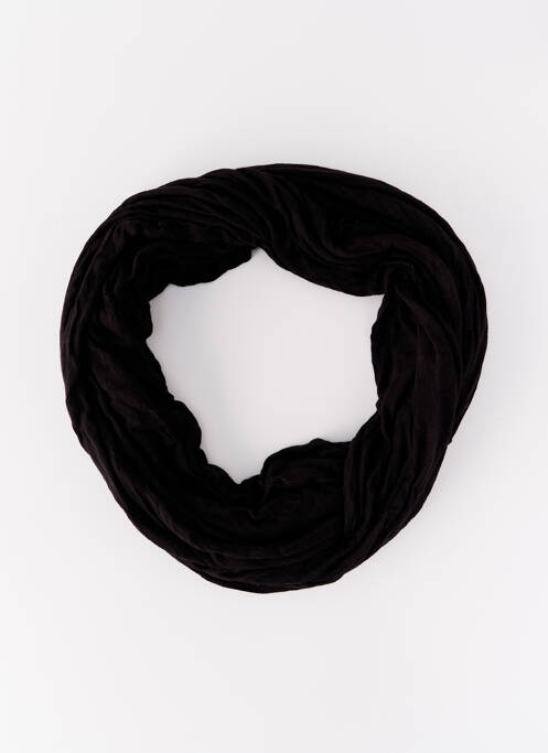 Foulard noir PIECES pour femme