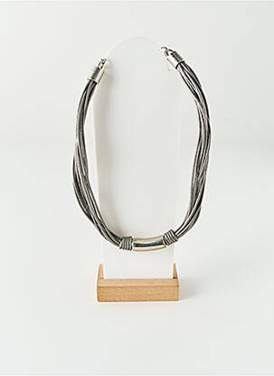 Collier gris GET INFECTED femme