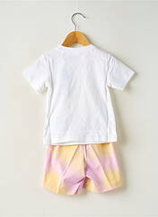 Ensemble short blanc ADIDAS pour fille seconde vue