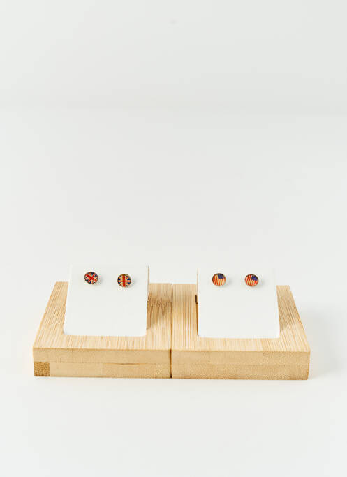 Boucles d’oreilles argent GET INFECTED femme