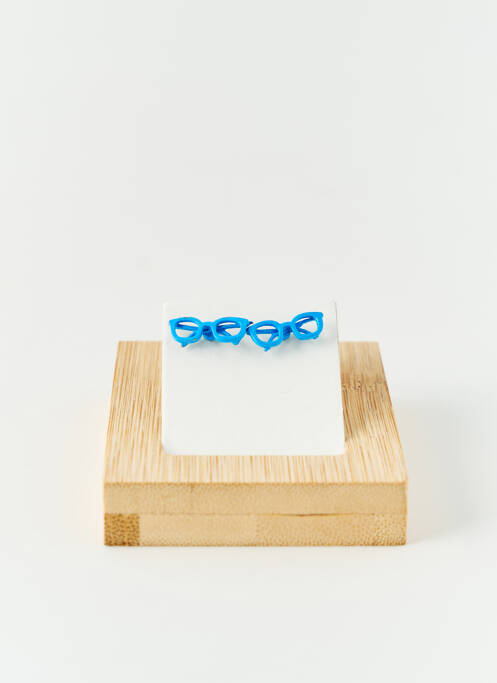 Boucles d’oreilles bleu GET INFECTED femme