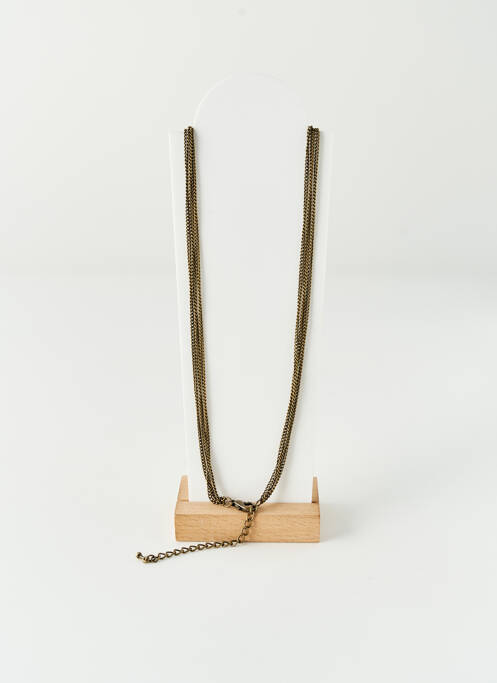 Collier marron GET INFECTED femme