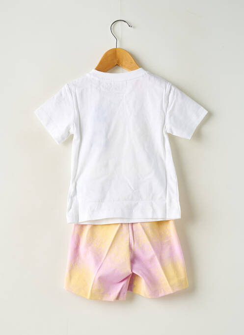 Ensemble short blanc ADIDAS pour fille