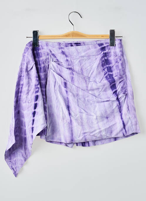 Jupe short violet CEMI femme