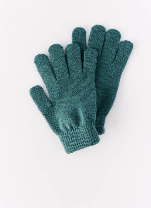Gants vert PIECES pour femme