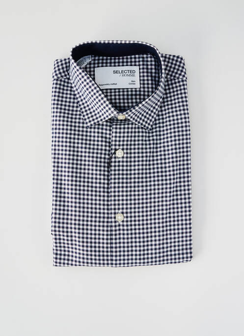 Chemise manches longues bleu SELECTED homme