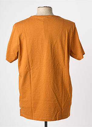 T-shirt col rond jaune KULTE homme