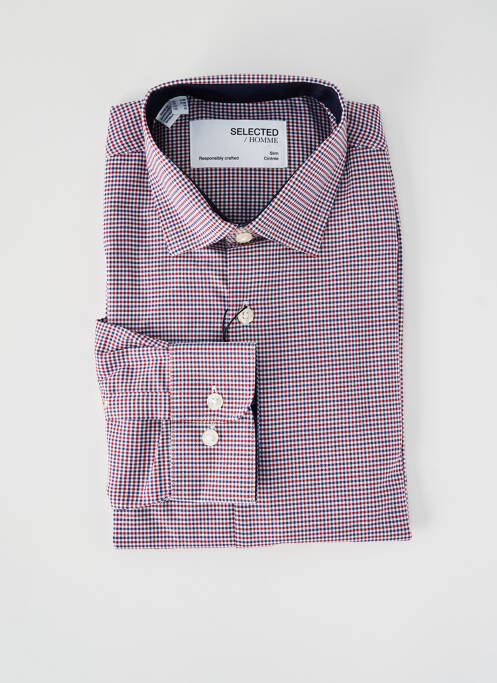 Chemise manches longues bleu SELECTED homme