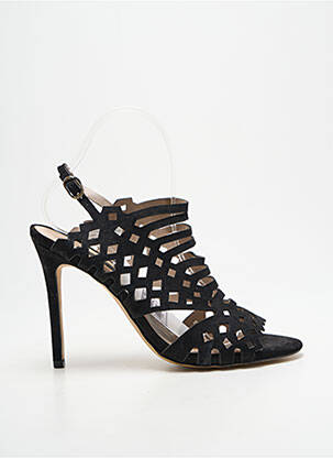 Sandales/Nu pieds noir MANGO pour femme