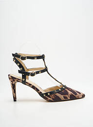 Escarpins marron ASTRID BLACK LABEL femme