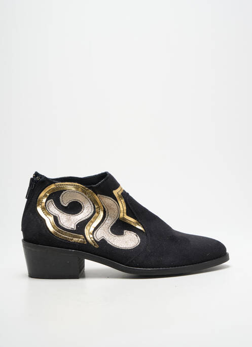 Bottines/Boots noir ASTRID BLACK LABEL femme