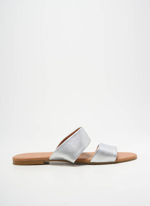 Sandales/Nu pieds argent EDC pour femme