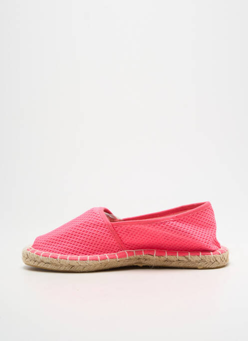 Espadrilles rose PIECES pour femme