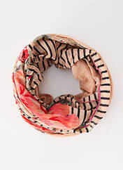 Foulard rose PIECES pour femme seconde vue