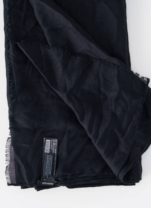 Foulard noir MANGO pour femme